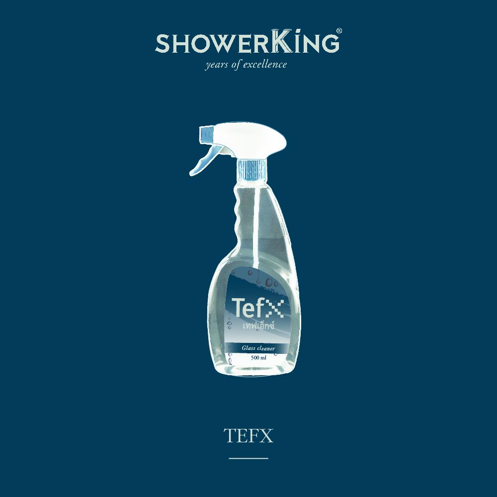 ผลิตภัณฑ์ทำความสะอาดกระจก TefX by ShowerKing